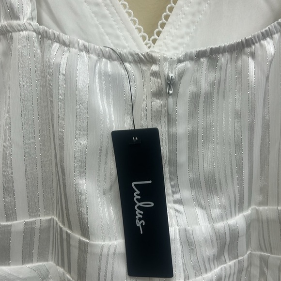 Lulus White High Low Dress NWT - Picture 8 of 8